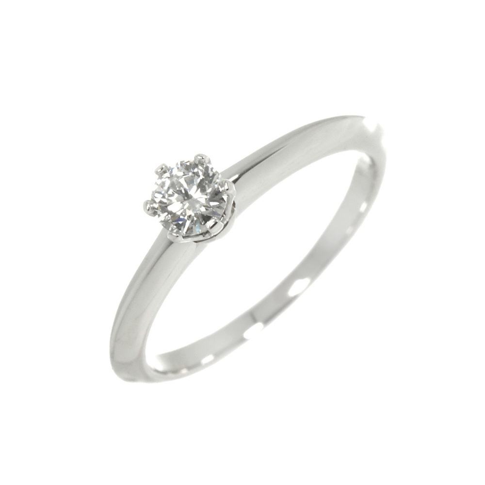 Tiffany & Co. Solitaire Diamond Ring, 0.21ct F VS1, Platinum.